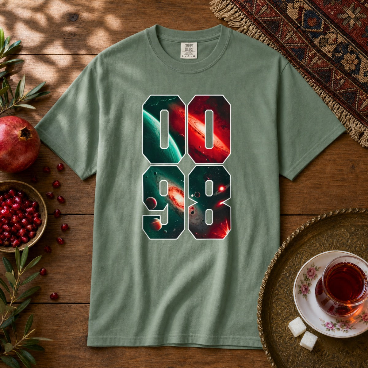 0098 Galaxy Premium Tee - Light Green