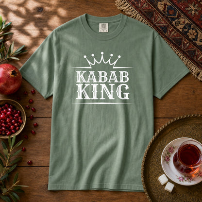 Kabab King Premium Tee - Light Green