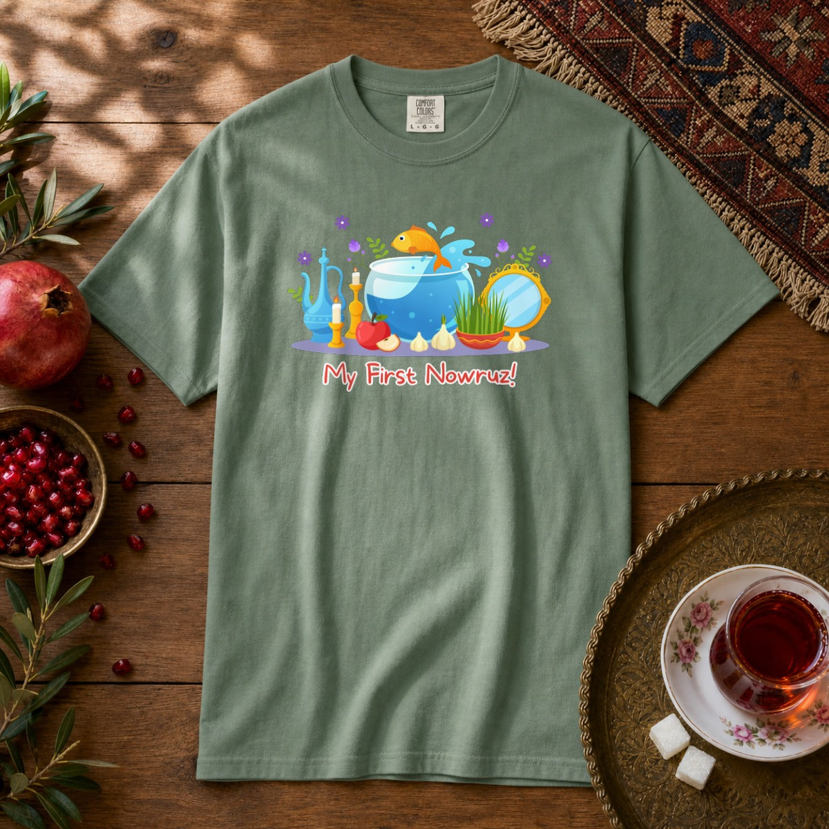 My First Nowruz Premium Tee - Light Green
