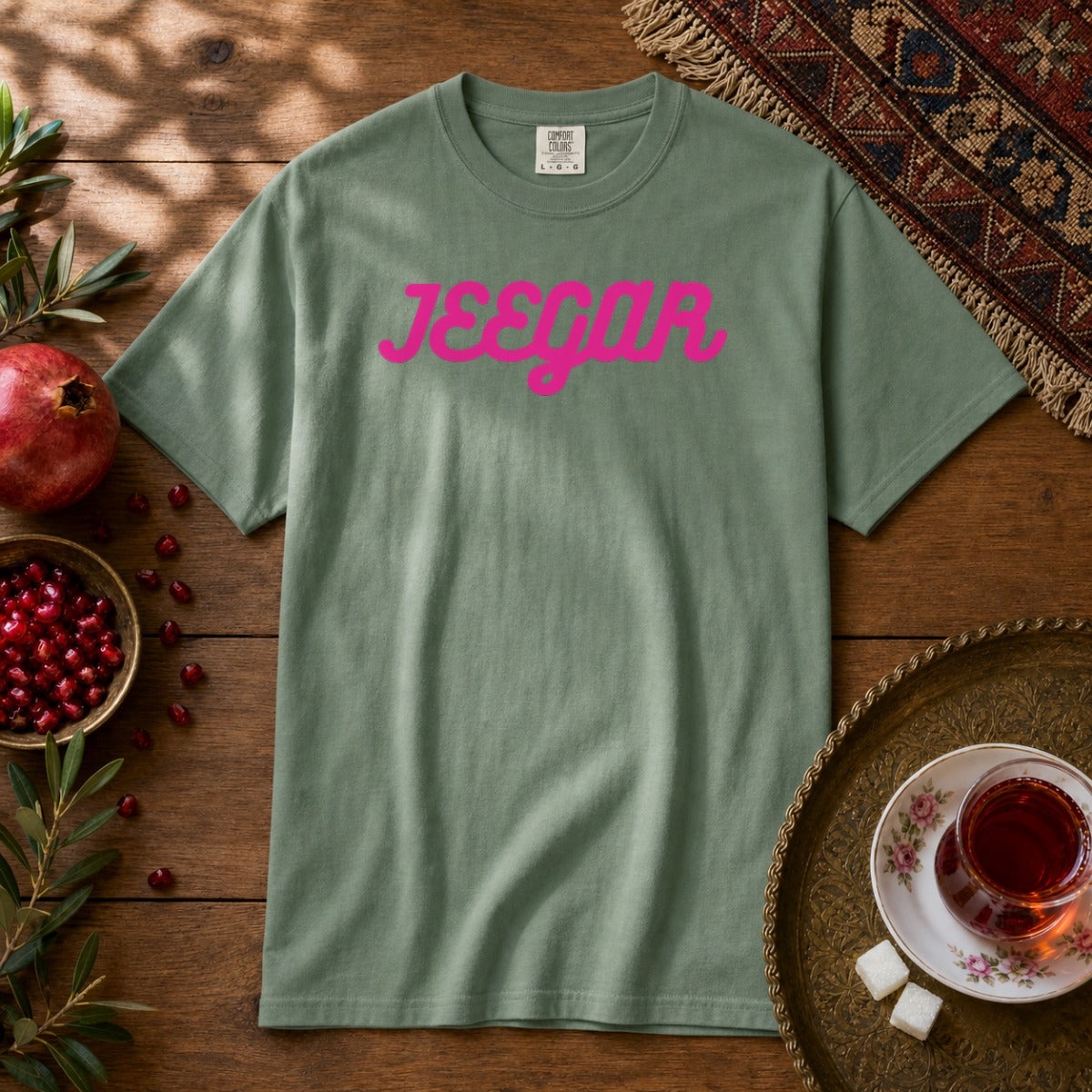 Jeegar Premium Tee - Light Green