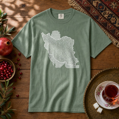 Iran is my ID Premium Tee - Light Green