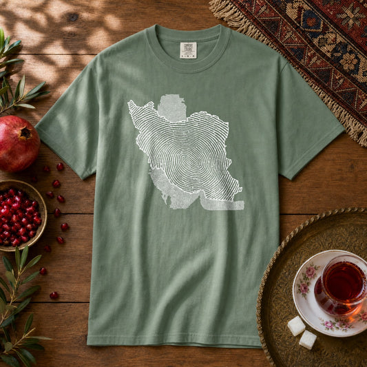 Iran is my ID Premium Tee - Light Green