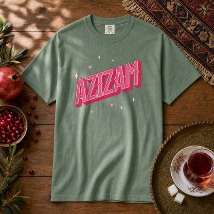 Azizam Vintage Premium Tee - Light Green