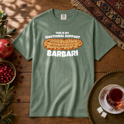 Emotional Support Barbari Premium Tee - Light Green