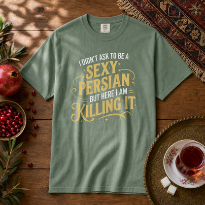 Sexy Persian Premium Tee - Light Green
