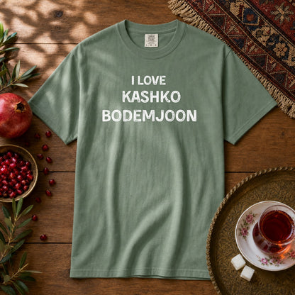 I Love Kashko Bodemjoon Premium Tee - Light Green