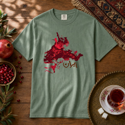 Iran in Blood Premium Tee - Light Green