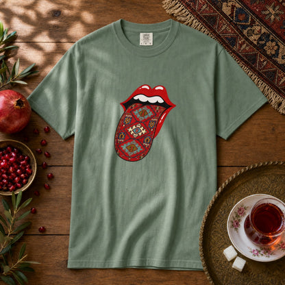 Hot Lips Premium Tee - Light Green