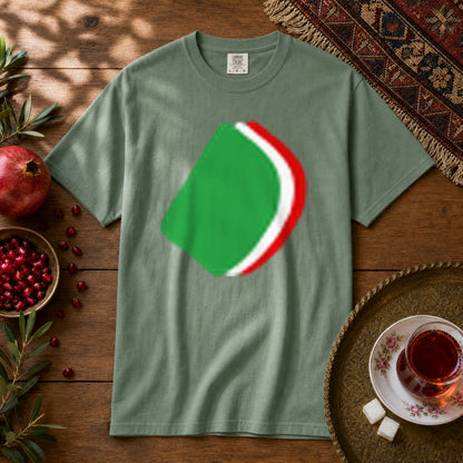 Flag Noqte Premium Tee - Light Green