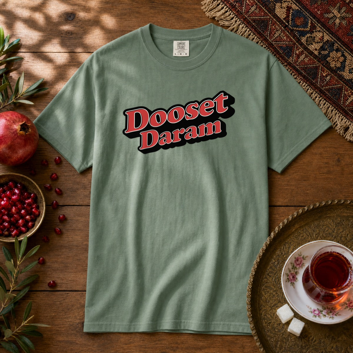 Dooset Daram Premium Tee - Light Green