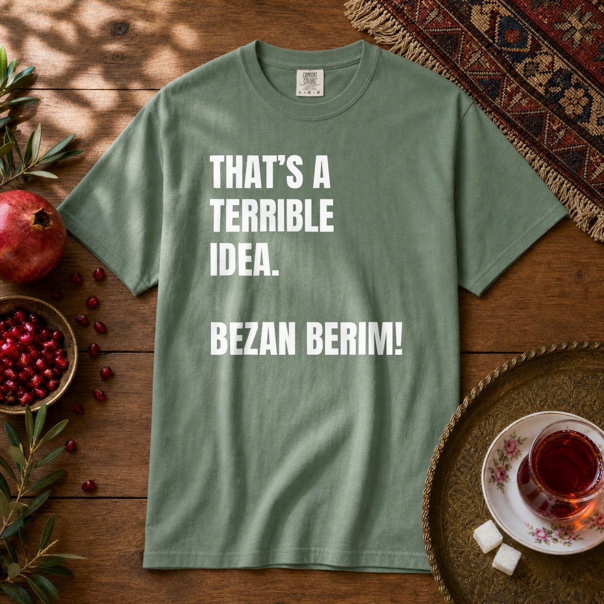 Bezan Berim! Premium Tee - Light Green