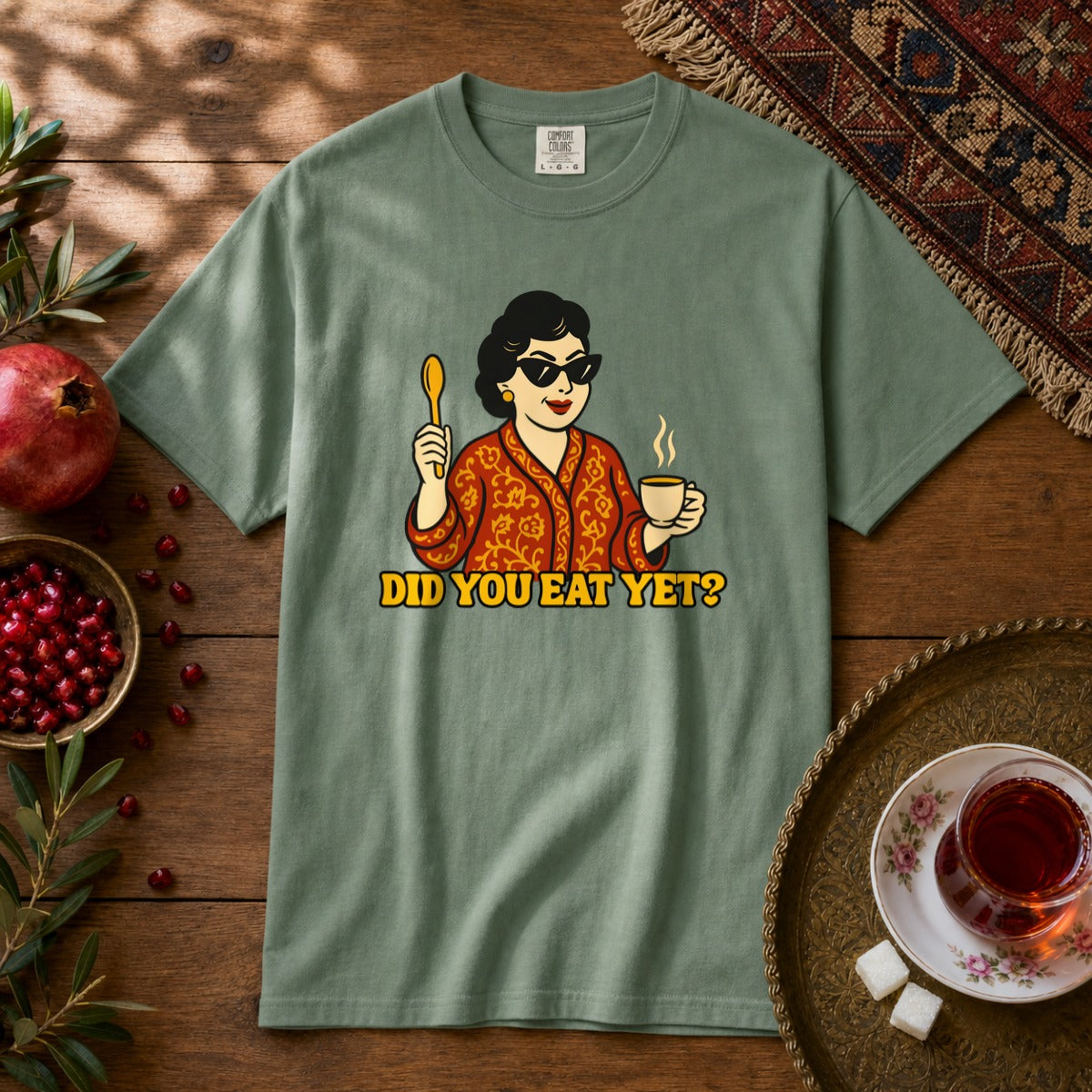 Did you eat yet? 1 Premium Tee - Light Green