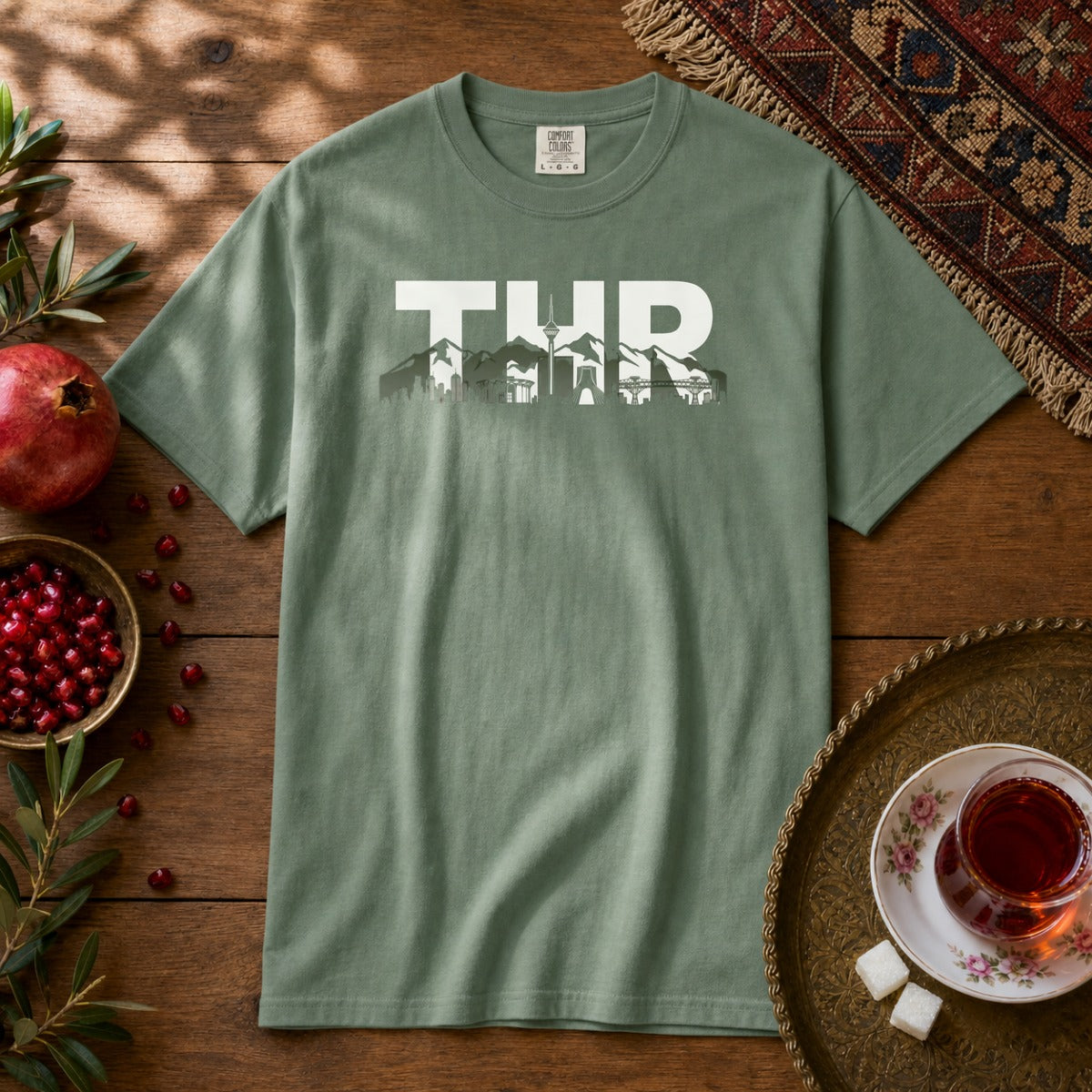 THR Premium Tee - Light Green