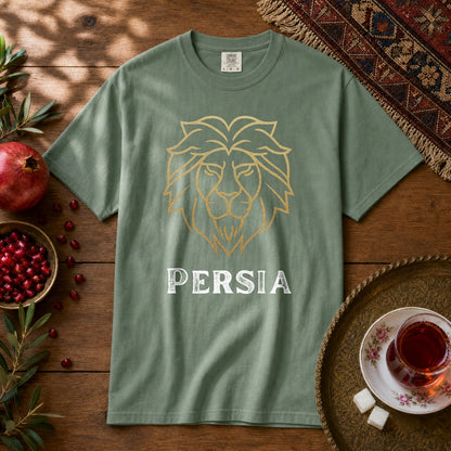 Golden Lion Persia Premium Tee - Light Green