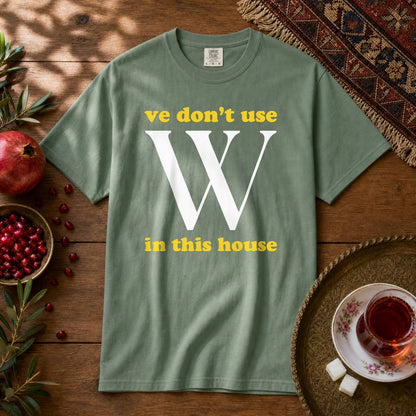 Ve Don't Use W Premium Tee - Light Green