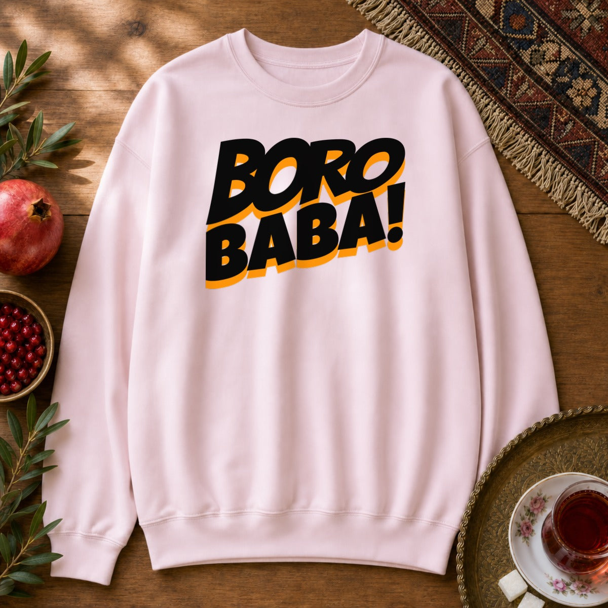 Boro Baba Sweatshirt - Light Pink