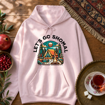 Let's Go Shomal Hoodie - Light Pink