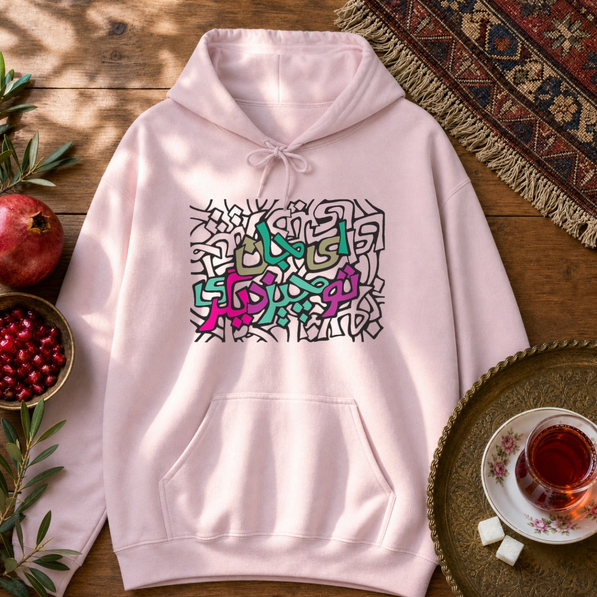 Ey Jaan Hoodie - Light Pink
