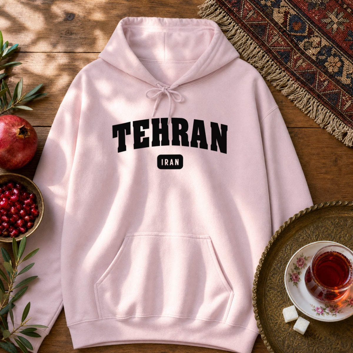 Tehran Hoodie - Light Pink