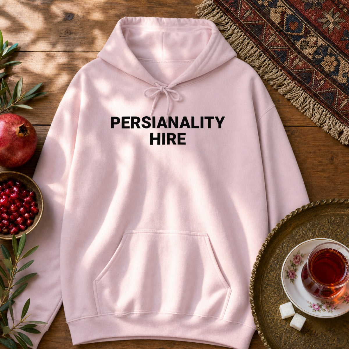 Persianality Hire Hoodie - Light Pink