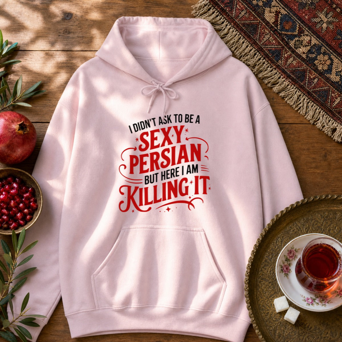 Sexy Persian Hoodie - Light Pink