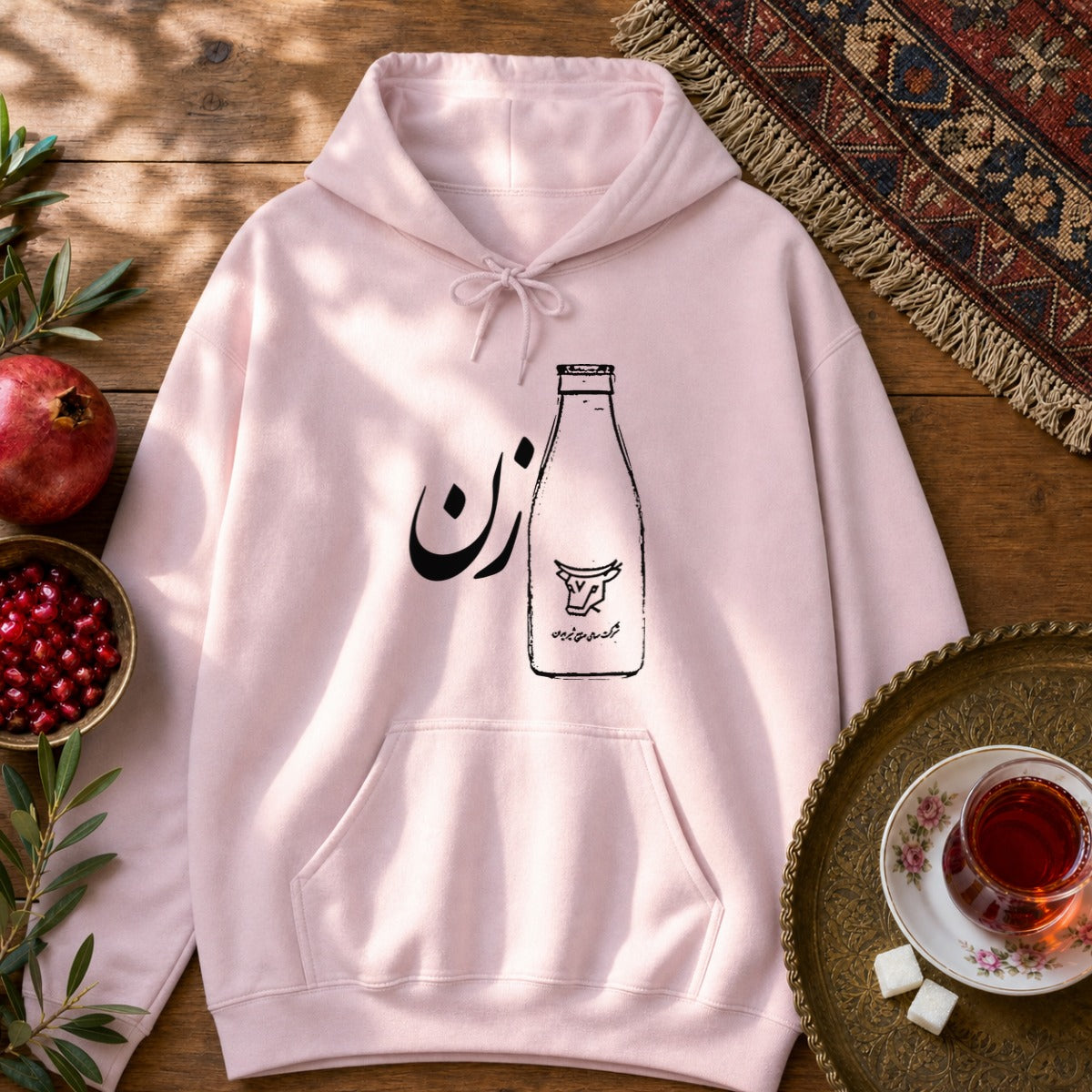 Shirzan Hoodie - Light Pink
