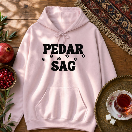 Pedar Sag Hoodie - Light Pink