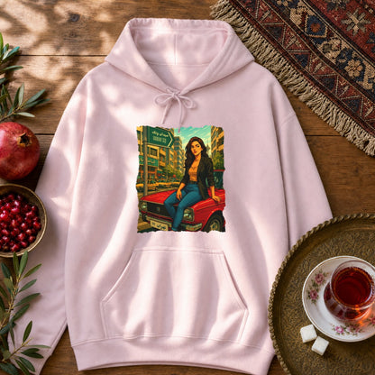 Paykan Girl Hoodie - Light Pink