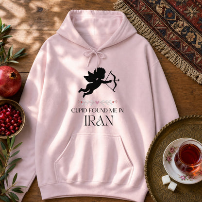 Cupid Found me in Iran Hoodie - Light Pink