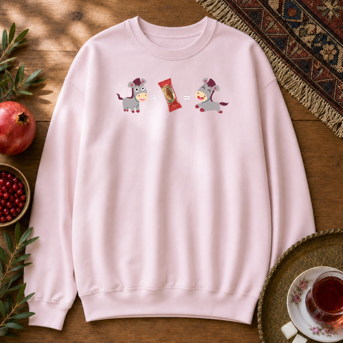 Khar & Ti Tap Sweatshirt - Light Pink