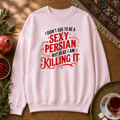 Sexy Persian Sweatshirt - Light Pink