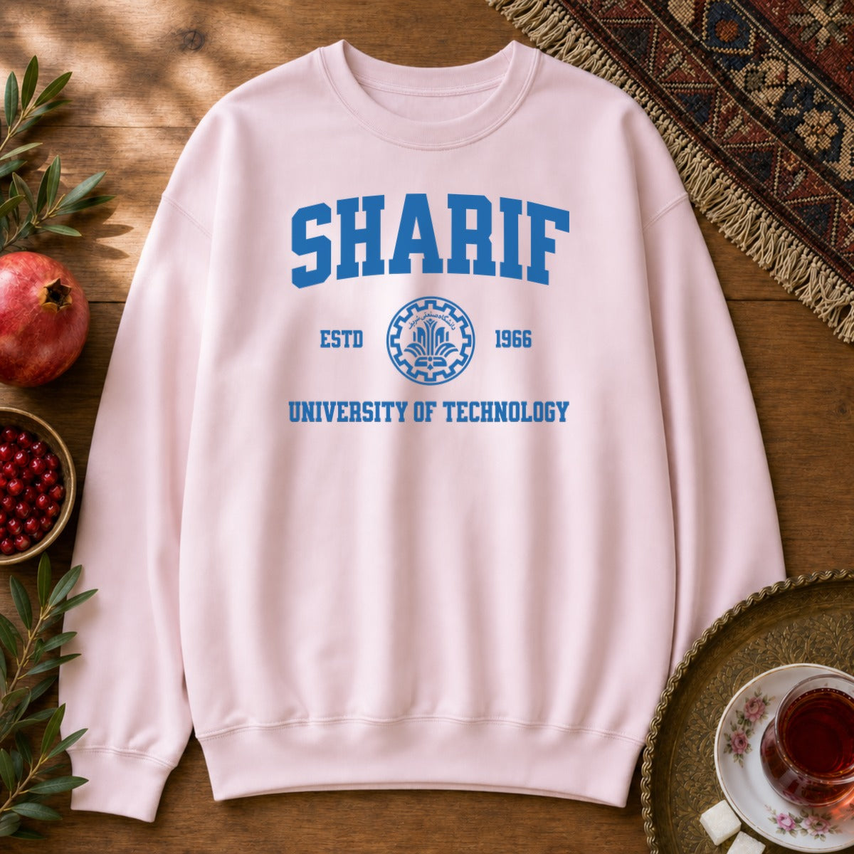 Sharif University Sweatshirt - Light Pink
