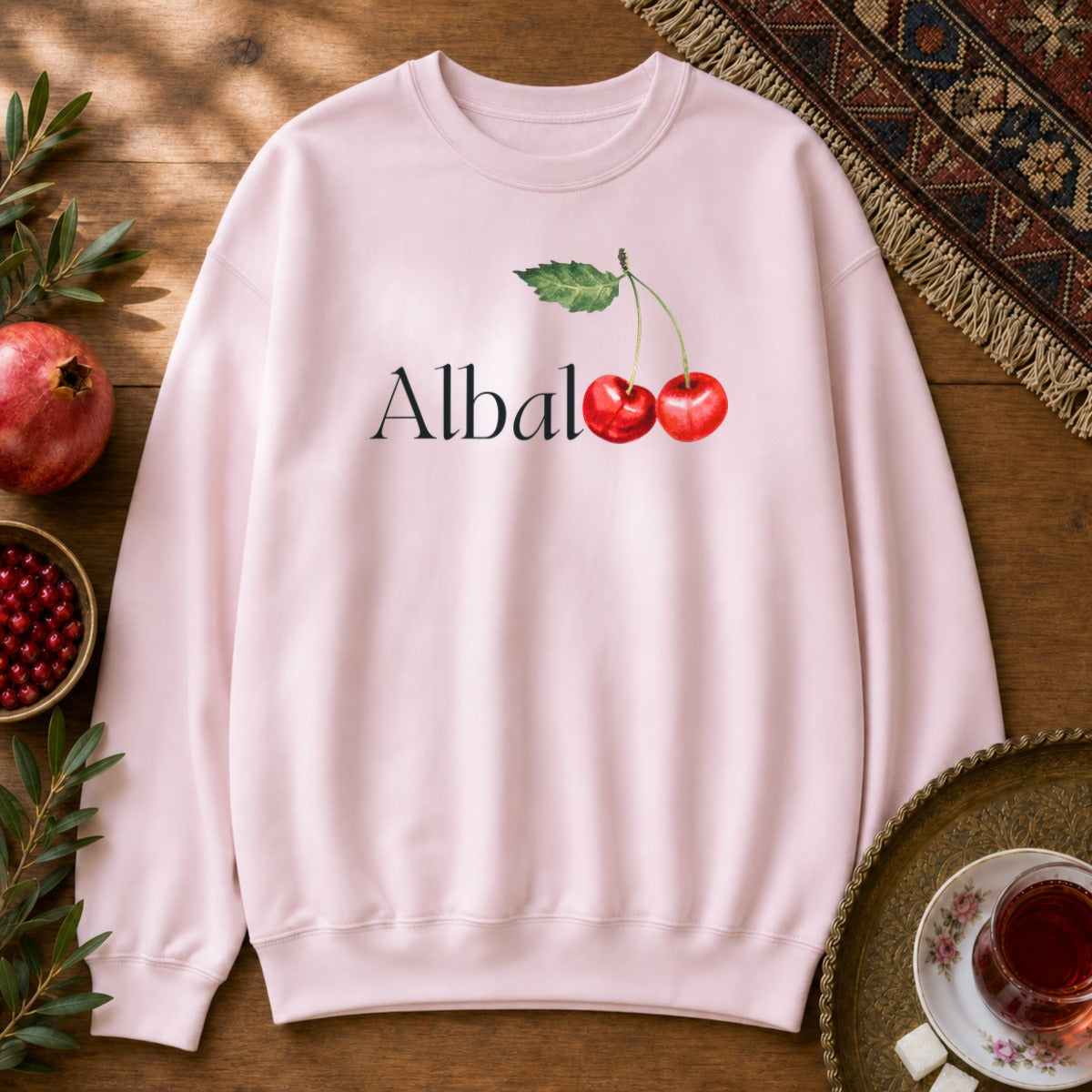 Albaloo Sweatshirt - Light Pink