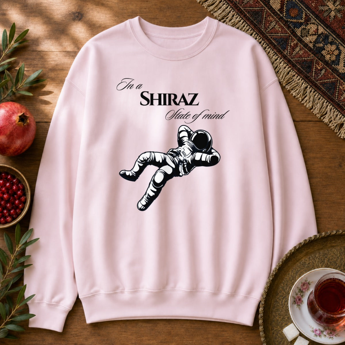Shiraz State of Mind Sweatshirt - Light Pink