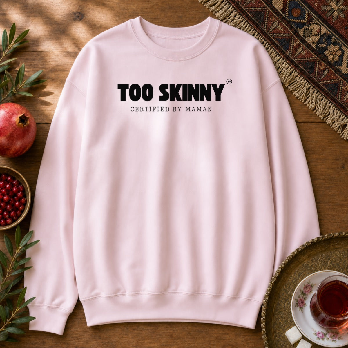 Too Skinny Sweatshirt - Light Pink