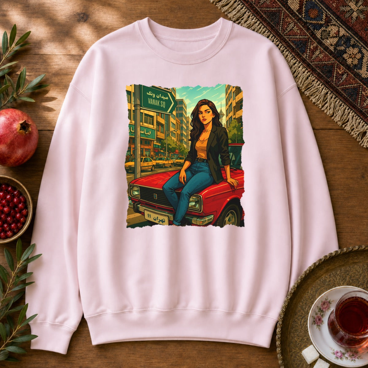 Paykan Girl Sweatshirt - Light Pink