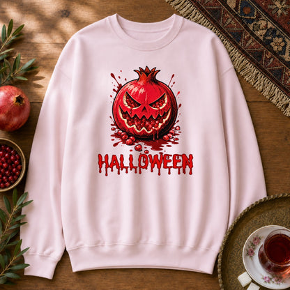 Halloween Anar Sweatshirt - Light Pink