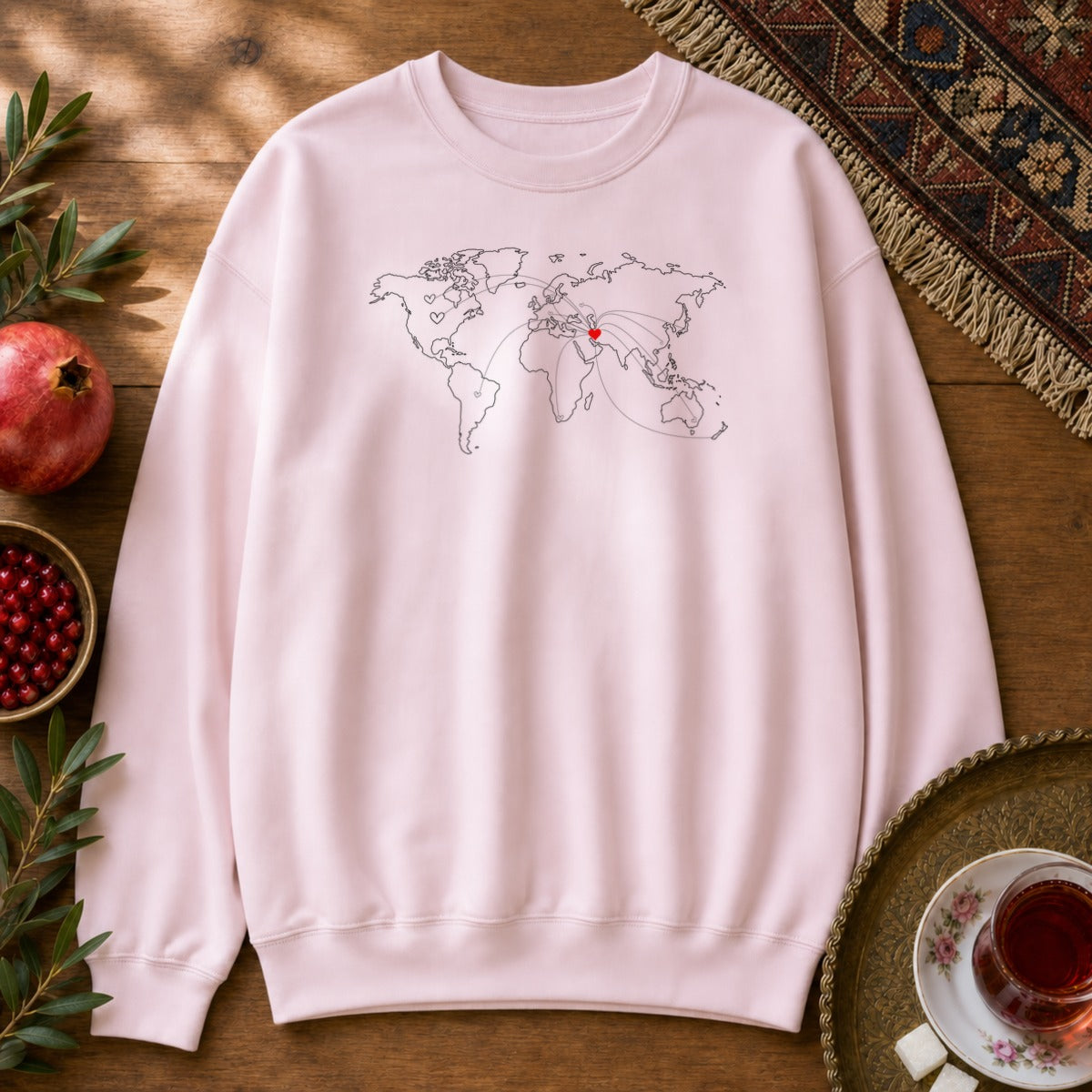 Homesick Sweatshirt - Light Pink
