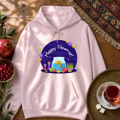 Haft-Seen Nowruz Hoodie - Light Pink