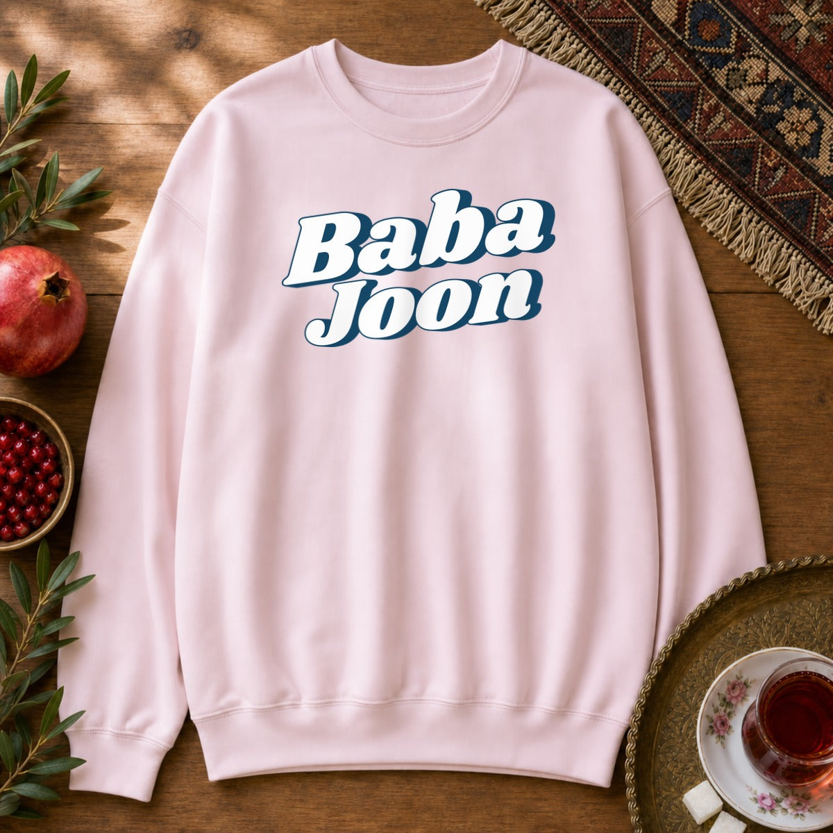 Baba Joon Sweatshirt - Light Pink