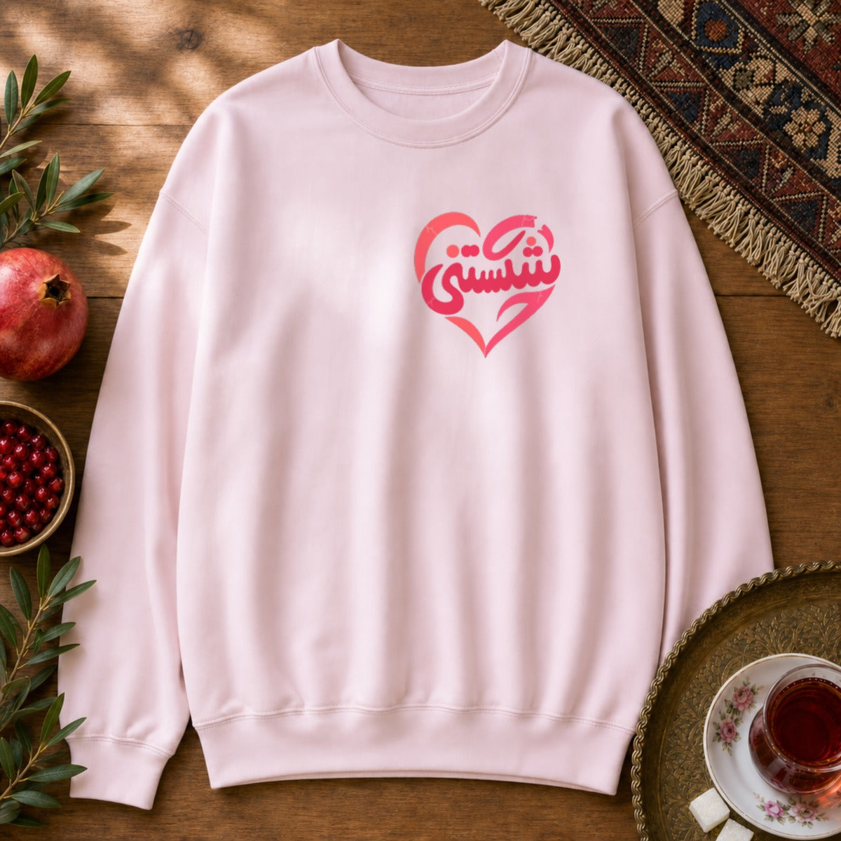 Shekastani Sweatshirt - Light Pink