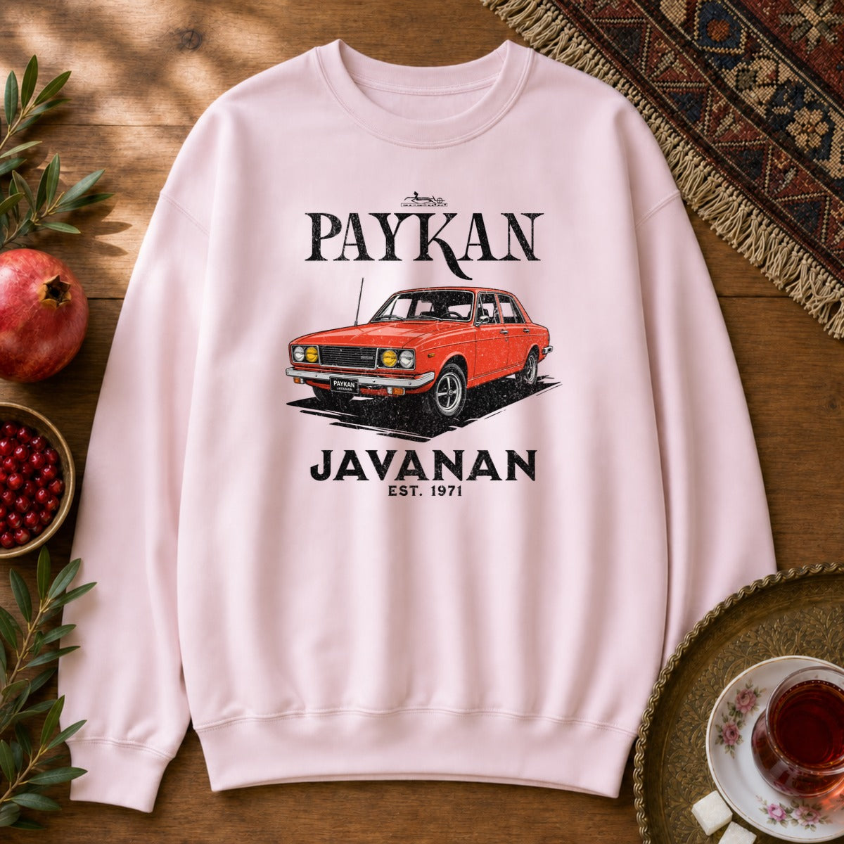 Paykan Javanan Sweatshirt - Light Pink