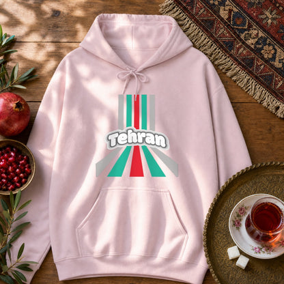 Retro Tehran Hoodie - Light Pink