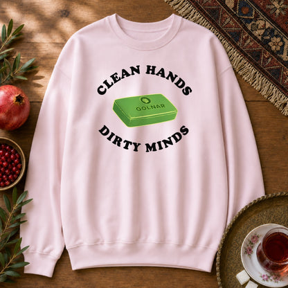 Dirty Minds Sweatshirt - Light Pink