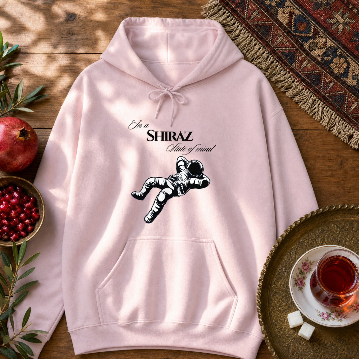 Shiraz State of Mind Hoodie - Light Pink