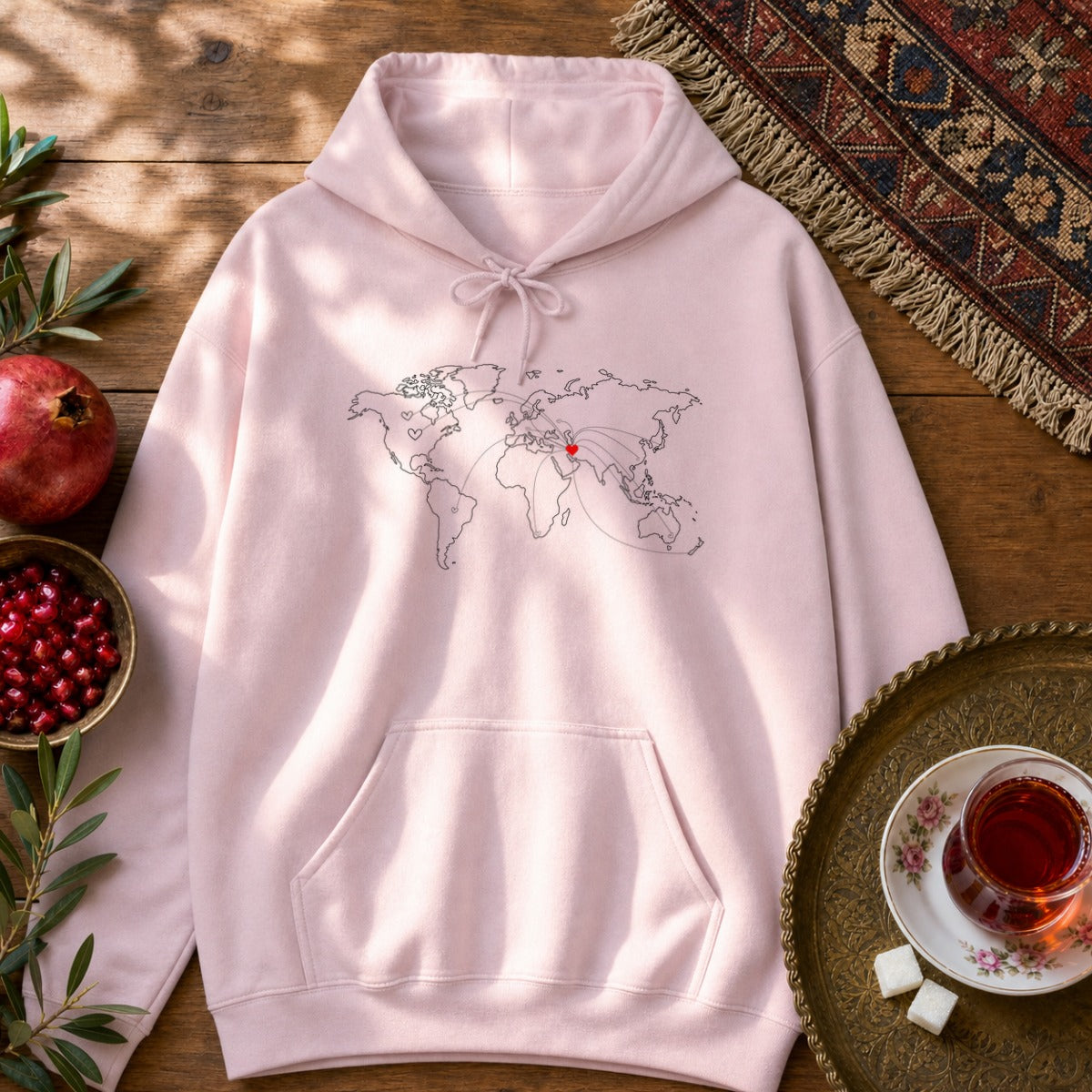 Homesick Hoodie - Light Pink