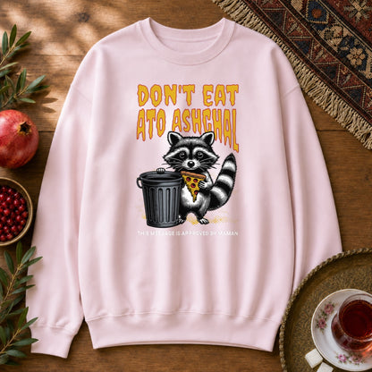 Don't Eat Ato Ashghal Sweatshirt - Light Pink