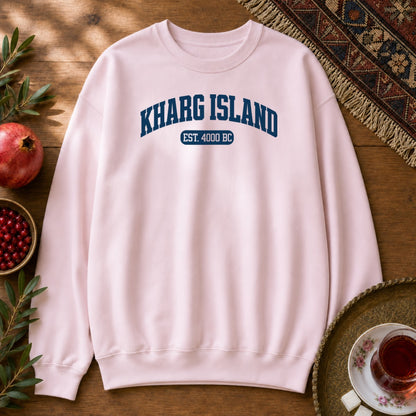 Kharg Island Est. 4000 BC Sweatshirt - Light Pink