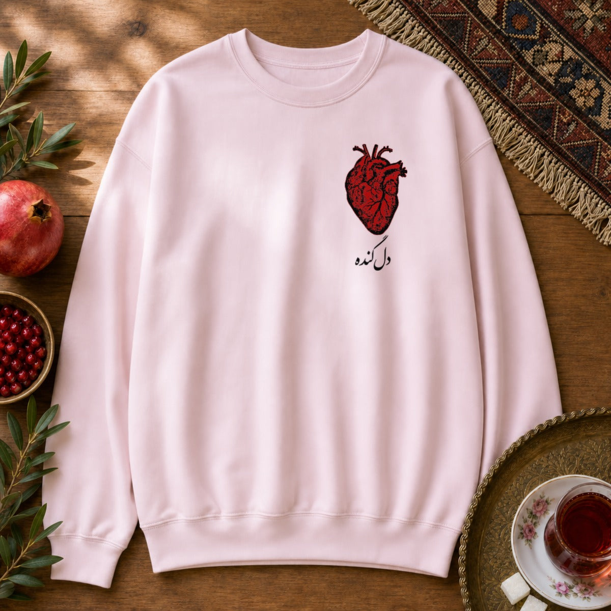 Del-Gondeh Sweatshirt - Light Pink
