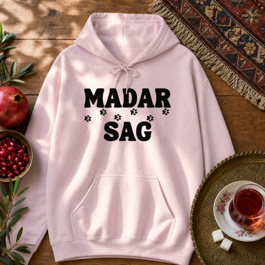 Madar Sag Hoodie - Light Pink